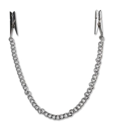 FETISH FANTASY SERIES - SERIES CADENA PARA PEZONES PLATA