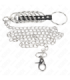 KINK - 7 ANILLOS PENE METAL 3.8 CM A 5 CM CONECTADOS CON POLIPIEL Y CADENA METAL 100 CM