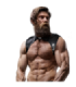 FETISH SUBMISSIVE ATTITUDE - ARNÉS BRIGADE AJUSTABLE ECOPIEL CUELLO HOMBRE
