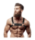 FETISH SUBMISSIVE ATTITUDE - ARNÉS BULLDOG ECOPIEL PECHO HOMBRE TALLA M/L