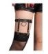 SUBBLIME - 953744 LIGA PUNK DE CUERO AJUSTABLE NEGRO TALLA ÚNICA