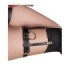 SUBBLIME - 953744 LIGA PUNK DE CUERO AJUSTABLE NEGRO TALLA ÚNICA