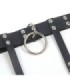 SUBBLIME - 953744 LIGA PUNK DE CUERO AJUSTABLE NEGRO TALLA ÚNICA