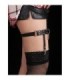 SUBBLIME - 953744 LIGA PUNK DE CUERO AJUSTABLE NEGRO TALLA ÚNICA