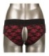 CALEXOTICS - SCANDAL SET DE BRAGUITAS SIN ENTREPIERNAS CON DILDO TALLA S/M