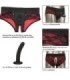 CALEXOTICS - SCANDAL SET DE BRAGUITAS SIN ENTREPIERNAS CON DILDO TALLA S/M