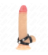 KINK - ANILLO PENE CUERO CON CIERRE A PRESIÓN 39 X 1 CM