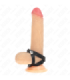 KINK - ANILLO PENE CUERO CON CIERRE A PRESIÓN 39 X 1 CM