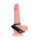 KINK - ANILLO PENE CUERO 3.5 CM CON CIERRE A PRESIÓN 23 X 2 CM