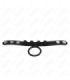 KINK - ANILLO PENE CUERO 3.5 CM CON CIERRE A PRESIÓN 23 X 2 CM