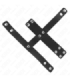 KINK - ANILLO JAULA PENE CUERO CON DIVISOR DE BOLAS AJUSTABLE