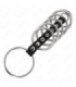 KINK - 7 ANILLOS PENE METAL 3.2 CM A 5 CM CONECTADOS POR POLIPIEL