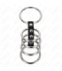 KINK - 5 ANILLOS PENE 3.7 CM A 5 CM METAL CONECTADOS POR CUERO