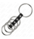 KINK - 5 ANILLOS PENE 3.7 CM A 5 CM METAL CONECTADOS POR CUERO