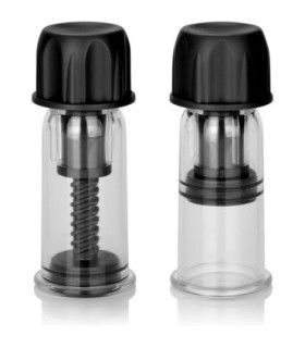 CALEXOTICS - VACCUM TWIST ONDAS ESTIMULADORASES PEZONES NEGRO