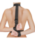 FETISH SUBMISSIVE BONDAGE - CONJUNTO DE SUJECIÓN PARA EL CUERPO DE CUELLO Y MUÑEQUERAS