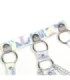 SUBBLIME - 953737 ARNÉS DE PECHO CON ANILLOS Y CADENAS PLATA TALLA ÚNICA