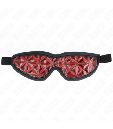 KINK - VENDA CON PATRÓN DE DIAMANTES ROJO 20.5 x 6 CM