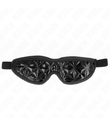 KINK - VENDA CON PATRÓN DE DIAMANTES NEGRO 20.5 x 6 CM