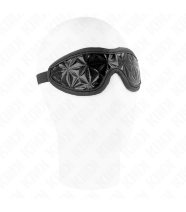 KINK - VENDA CON PATRÓN DE DIAMANTES NEGRO 20.5 x 6 CM