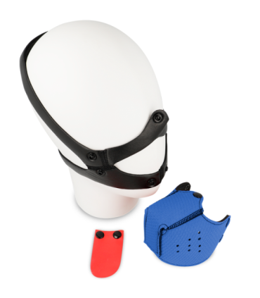 OHMAMA FETISH - BOZAL PERRO  AZUL