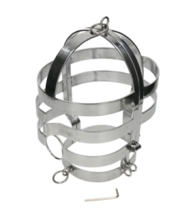 METAL HARD - MASCARA CON COLLAR ACERO
