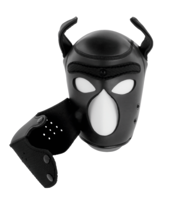 DARKNESS - MÁSCARA PERRO DE NEOPRENO CON HOCICO EXTRAÍBLE M