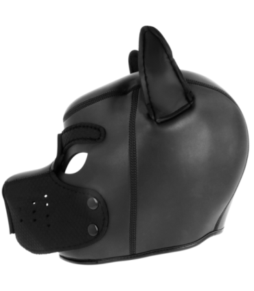 DARKNESS - MÁSCARA PERRO DE NEOPRENO CON HOCICO EXTRAÍBLE L
