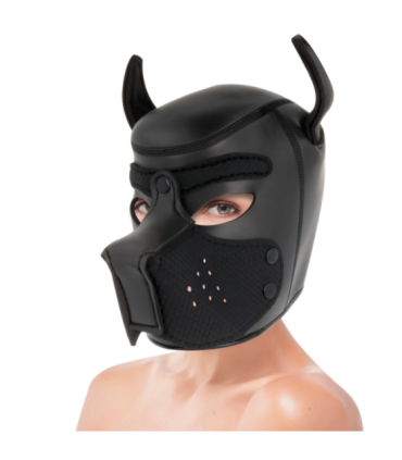 DARKNESS - MÁSCARA PERRO DE NEOPRENO CON HOCICO EXTRAÍBLE L