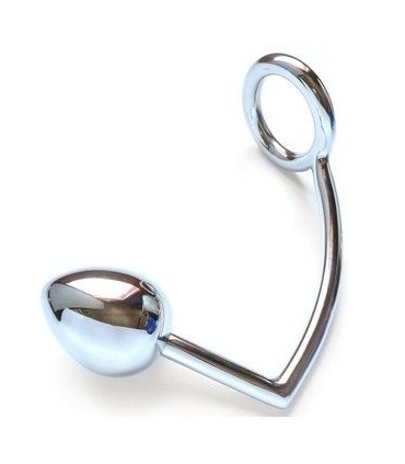 METAL HARD - ANILLO CON GANCHO ANAL 45MM