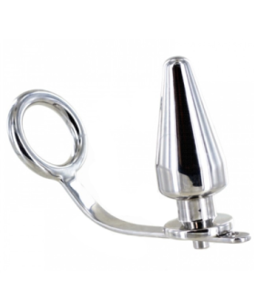 METAL HARD - ANILLO ACERO CON PLUG ANAL 45 X 50MM