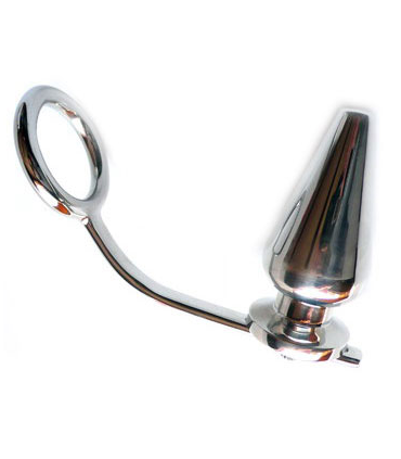 METAL HARD - ANILLO ACERO CON PLUG ANAL 45 X 50MM