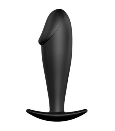 PRETTY LOVE - PLUG ANAL SILICONA FORMA PENE NEGRO