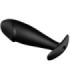 PRETTY LOVE - PLUG ANAL SILICONA FORMA PENE Y 12 MODOS VIBRACIÓN NEGRO