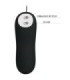 PRETTY LOVE - PLUG ANAL SILICONA FORMA ANCLA 12 MODOS VIBRACIÓN NEGRO
