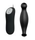 PRETTY LOVE - PLUG ANAL SILICONA 12 MODOS VIBRACIÓN NEGRO