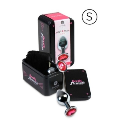 SECRETPLAY - PLUG ANAL ALUMINIO FUCSIA 7 CM