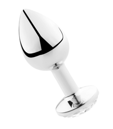SECRETPLAY - PLUG ANAL ALUMINIO TRANSPARENTE 7 CM