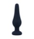 INTENSE - ANAL PLUG PIPO S SILICONE NEGRO 9.8 CM