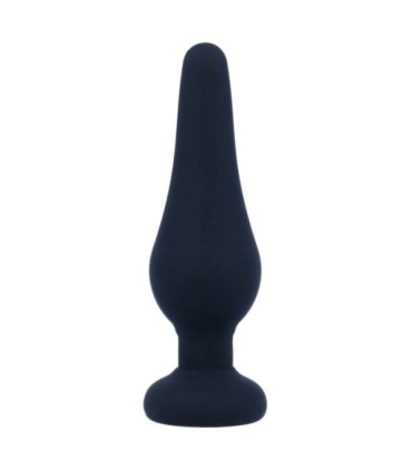 INTENSE - ANAL PLUG PIPO S SILICONE NEGRO 9.8 CM