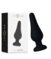 INTENSE - ANAL PLUG PIPO M SILICONE NEGRO 11 CM