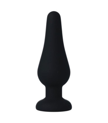 INTENSE - ANAL PLUG PIPO M SILICONE NEGRO 11 CM