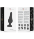 INTENSE - ANAL PLUG PIPO M SILICONE NEGRO 11 CM