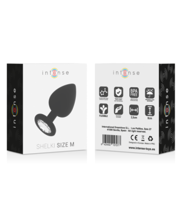 INTENSE - SHELKI M PLUG ANAL NEGRO