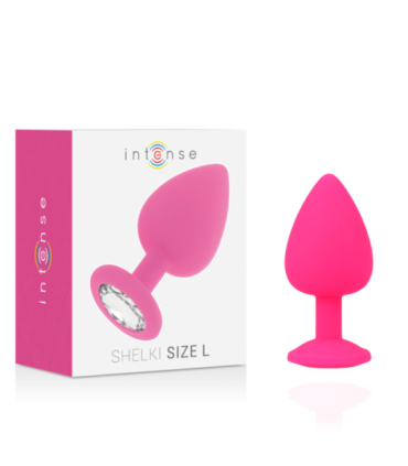 INTENSE - SHELKI L PLUG ANAL FUCHSIA