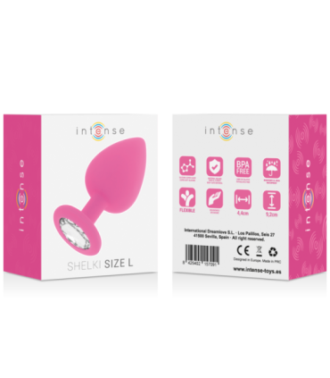 INTENSE - SHELKI L PLUG ANAL FUCHSIA