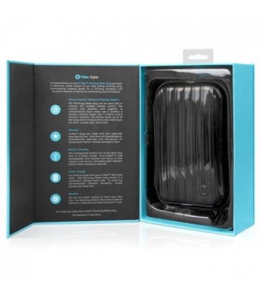 B-VIBE - RIMMING CONTROL REMOTO ANAL PLUG PETITE NEGRO