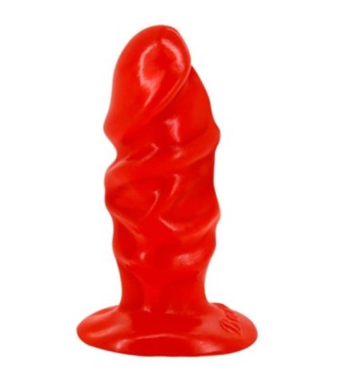 BAILE - PLUG ANAL UNISEX CON VENTOSA ROJO