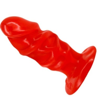 BAILE - PLUG ANAL UNISEX CON VENTOSA ROJO