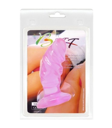 BAILE - PLUG ANAL UNISEX CON VENTOSA ROSA